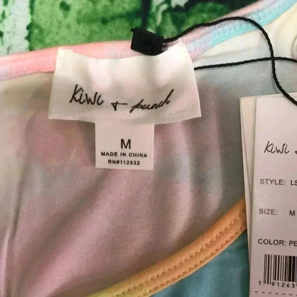 Kiwi and punch Miami swim cover up tie dye size medium - Picture 3 of 10